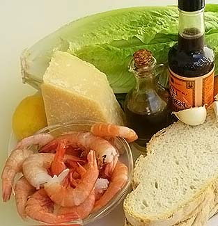 Ингредиенты для салата цезарь