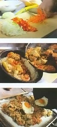 Готовим курицу с рисом и креветками