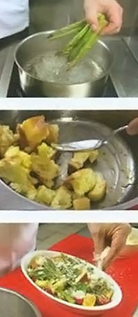 Как запечь спаржу