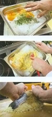 Как запечь рыбу в соли