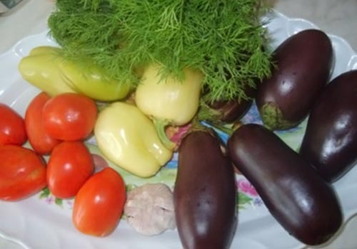 Ингредиенты для фаршировки баелажан