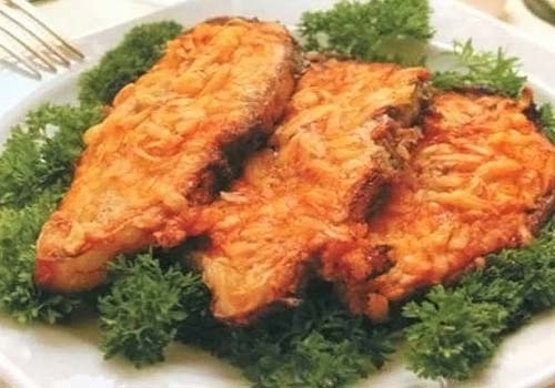Рыба под молочным соусом