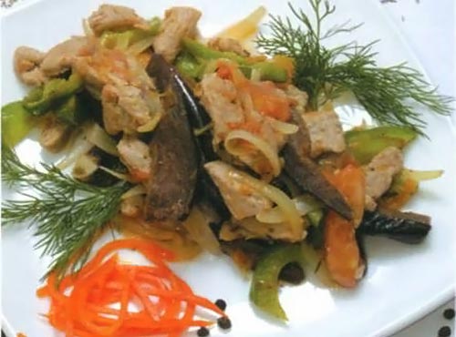 Овощной салат по-корейски 