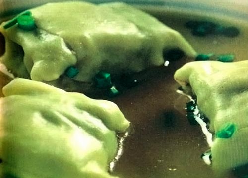 Бульон с клецками