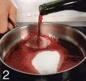 Соус из вина и сахара