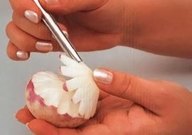 цветок должен отделится